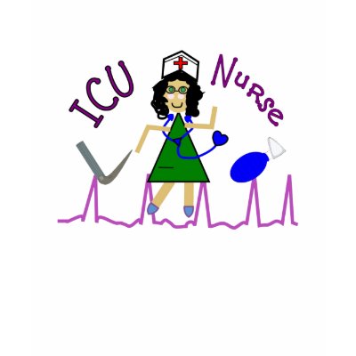 ICU Nurse t-shirt by gailg1957