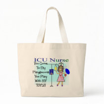 icu nurse you come to my playground tote bag