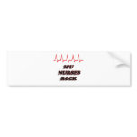 ICU NURSES ROCK bumper stickers