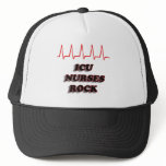 ICU NURSES ROCK hats