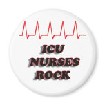 ICU NURSES ROCK magnets