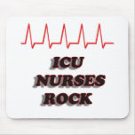 ICU NURSES ROCK mousepads