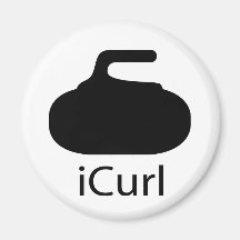 iCurl Refrigerator Magnet