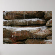 Icy Rock Poster