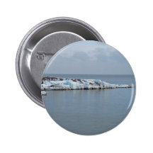 Icy Shore Pinback Buttons