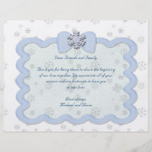 Icy Snowflake Celebration Flyer