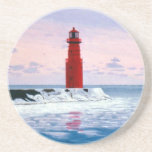 Icy Waters Lighthouse Coasters
