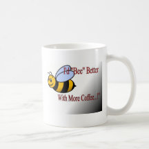 id bee better with more coffee mug