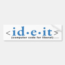 <id-e-it> Bumper Sticker