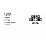 I'd like to buy a vowel business card