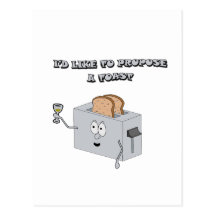 I'd like to propose a toast postcards