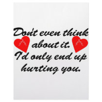 I'd Only End Up Hurting You Letterhead Template