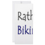 I'd Rather Be Biking Personalized Rack Card