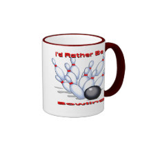 I'd Rather Be Bowling Coffee Mug