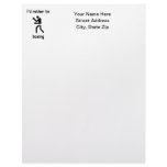 I'd rather be boxing letterhead