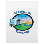 I'd rather be camping personalized letterhead
