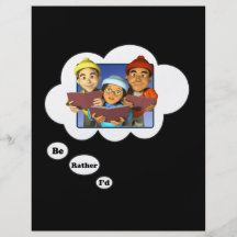 i'd rather be Caroling Personalized Flyer