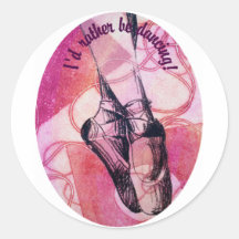 I'd Rather Be Dancing! Sticker