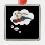 I'd rather be Doing Gymnastics Horse Pommel Christmas Ornament