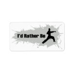 I'd Rather Be Doing Karate Address Labels