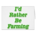 I'd rather be farming V9 Card