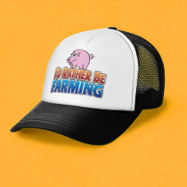 I'd Rather be Farming! (virtual farming) Mesh Hat