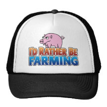 I'd Rather be Farming! (virtual farming) Trucker Hat