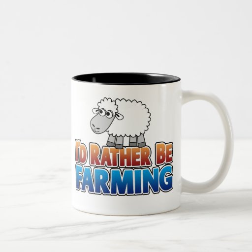 I'd Rather be Farming! (Virtual Farming) Mug