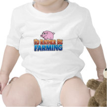 I'd Rather be Farming! (virtual farming) Shirts