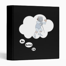 I'd rather be Fencing 3 3 Ring Binders