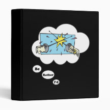I'd rather be Fencing 3 Ring Binder