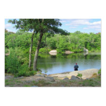 I'd rather be fishing ~ ATC Business Card Templates