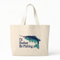 I'd Rather Be Fishing Bags