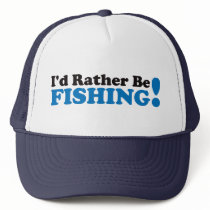 I'd Rather be Fishing - Blue
