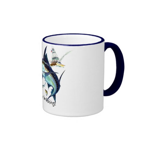 I'd rather be fishing! coffee mugs