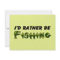 I'd Rather Be Fishing Custom Announcements