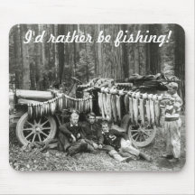 I'd Rather Be Fishing! Mousepad