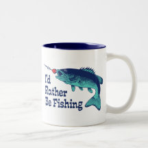 I'd Rather Be Fishing Mug