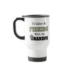 I'd Rather Be Fishing  with Grandpa Coffee Mug