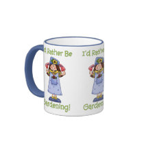 I'd Rather Be Gardening Tees and Gifts Coffee Mugs