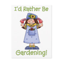 I'd Rather Be Gardening Tees and Gifts Postcards