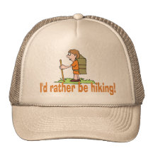I'd Rather Be Hiking! Hats