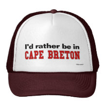 I'd Rather Be In Cape Breton Mesh Hat