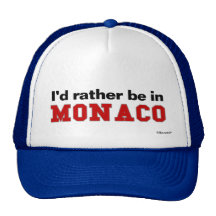 I'd Rather Be In Monaco Mesh Hat