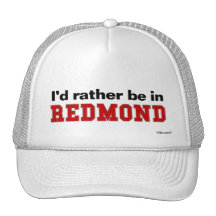 I'd Rather Be In Redmond Mesh Hat