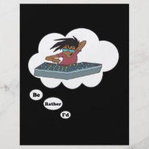 i'd rather be Mixing Custom Flyer