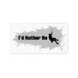 I'd Rather Be Mountain Climbing 1 Address Labels