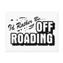 I'd Rather Be Off-Roading Postcards