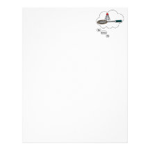 I'd rather be playing Badminton 5 Custom Letterhead