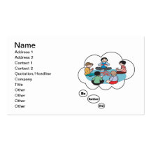 I'd rather be playing Go Fish Business Card Template